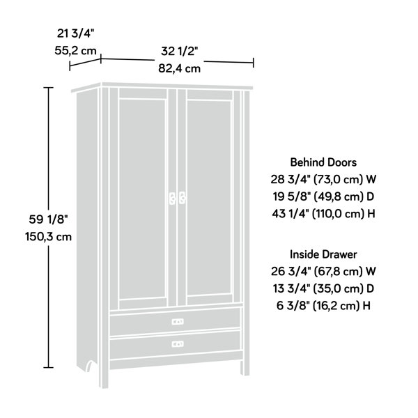 Highland Dunes Myrasol Armoire Reviews Wayfair